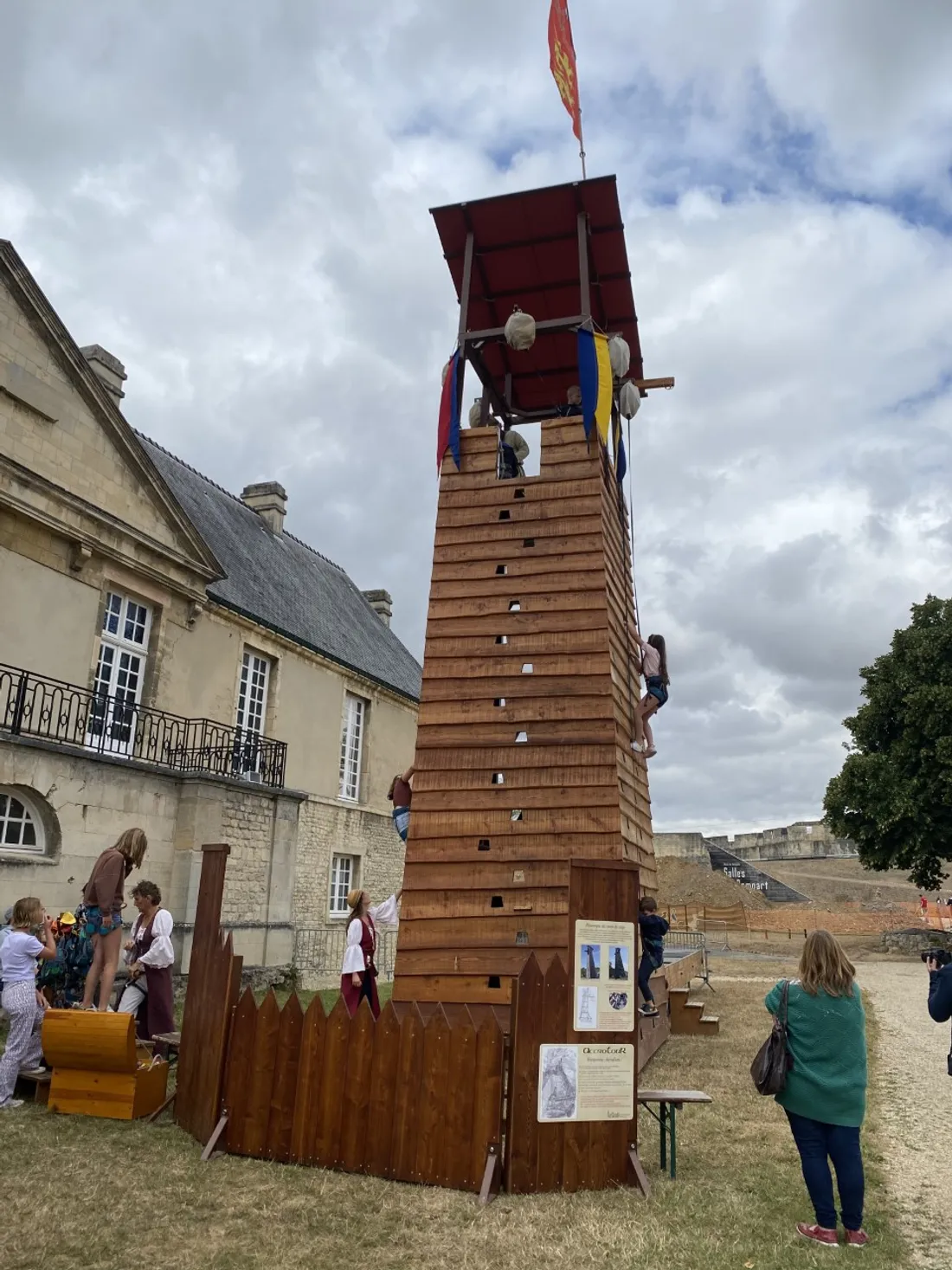 L'Accrotour était l'une des activités à succès de ce Banquet Fantastique