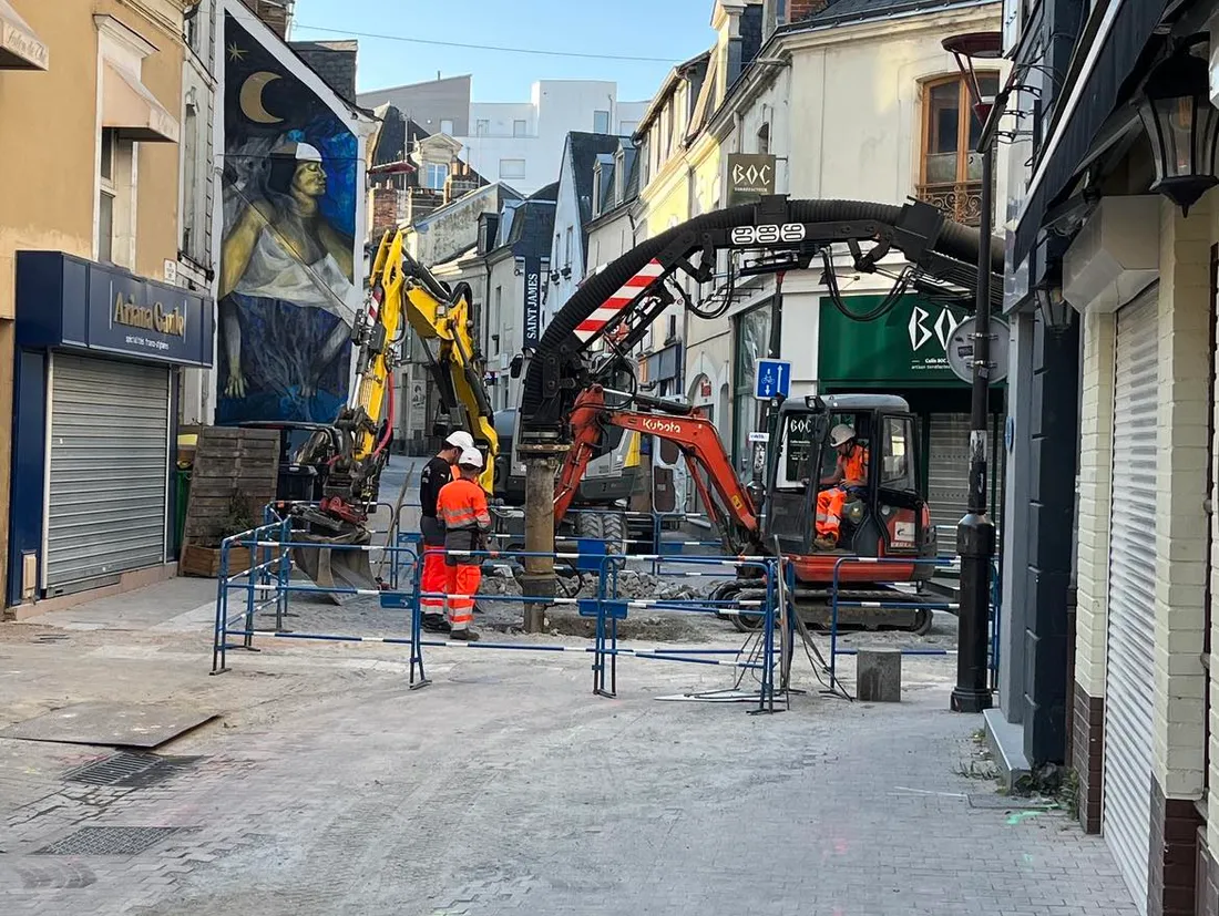 Le Mans : importante fuite d'eau en centre-ville