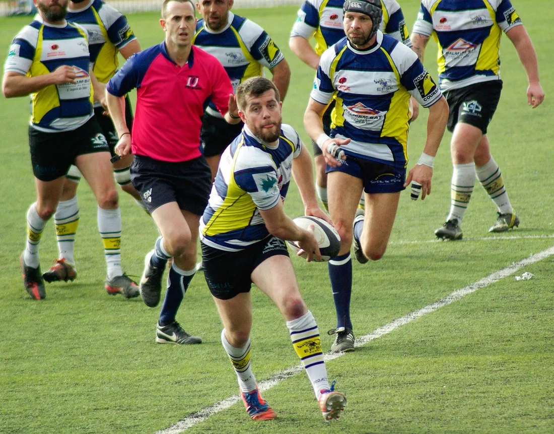 Un joueur de rugby
