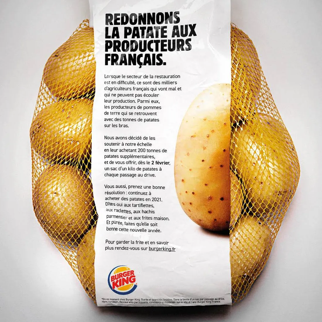 BK pommes de terre