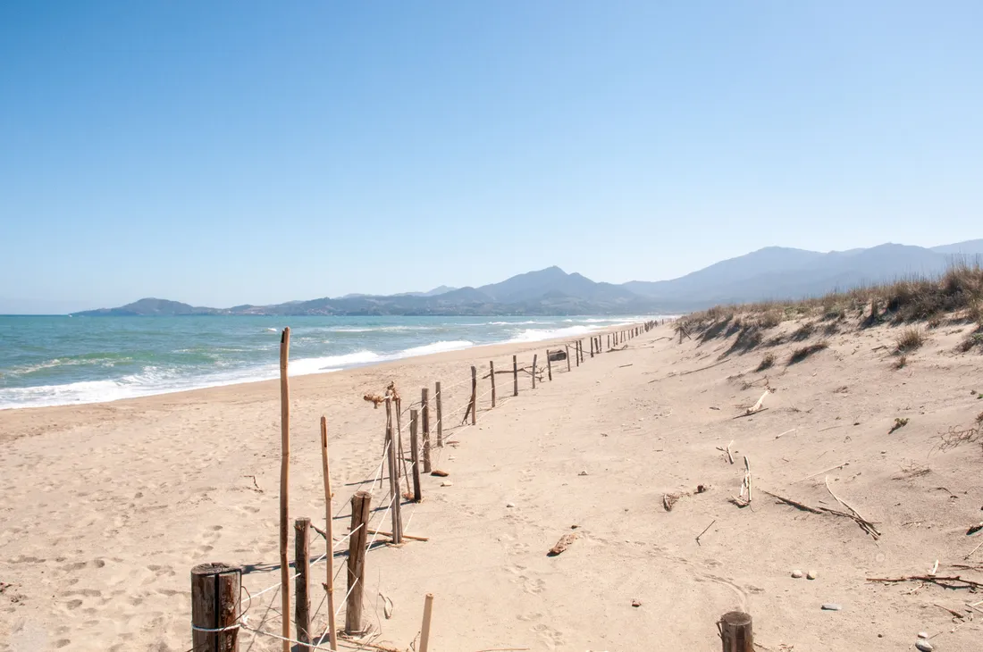 Une plage de Saint-Cyprien 