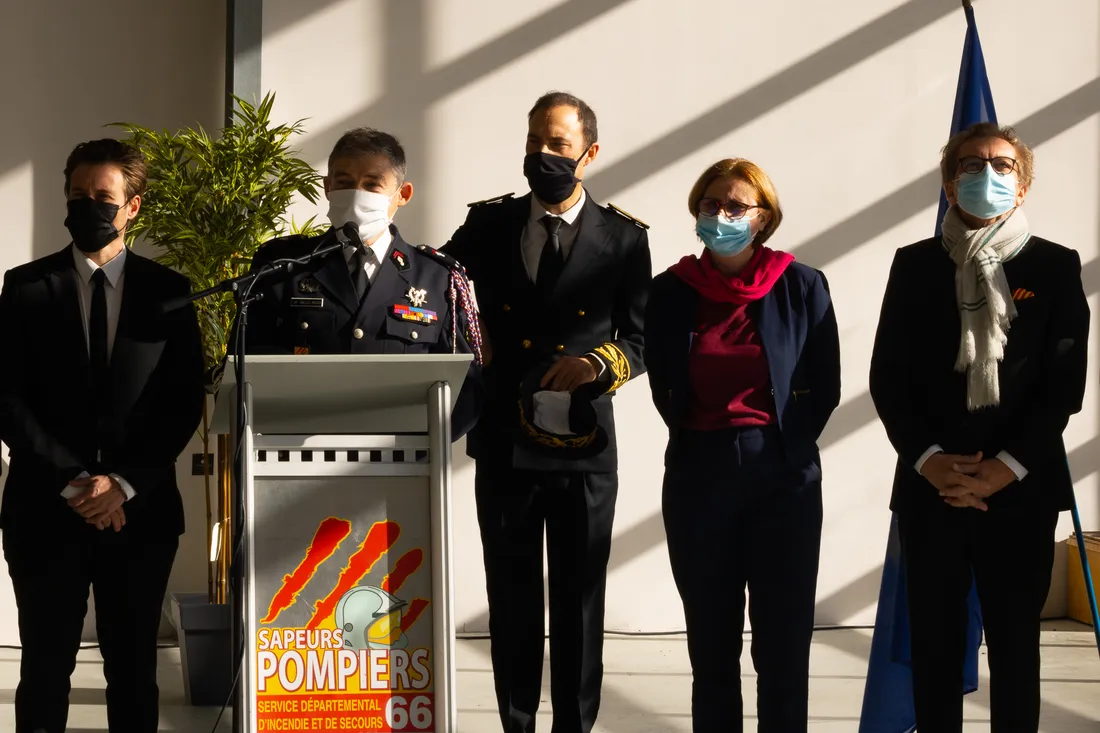 Les élus présents à la cérémonie