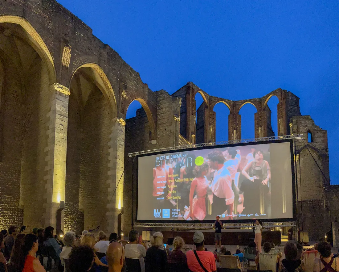 Premier soir des cinémas plein air de l'institut Jean Vigo, église des Grands Carmes