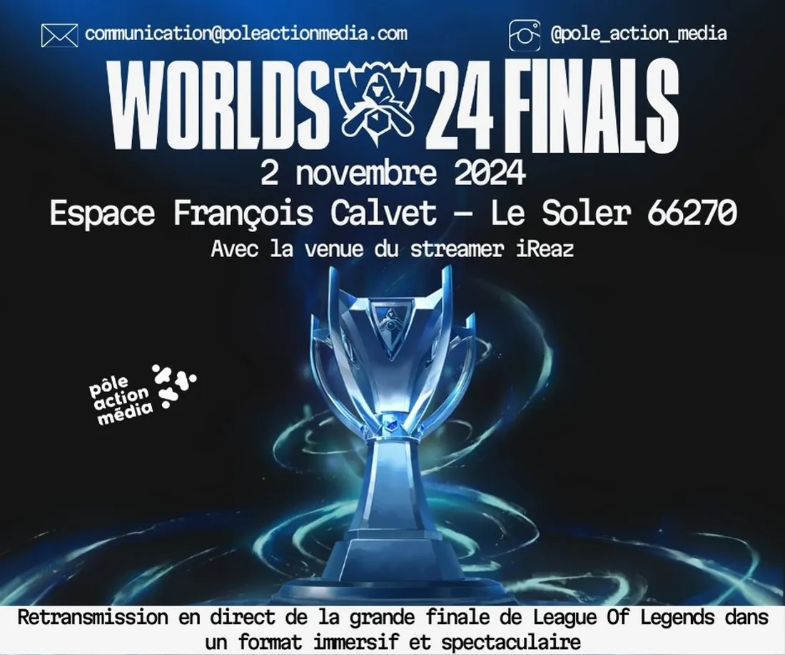 Affiche watch party LOL 2024