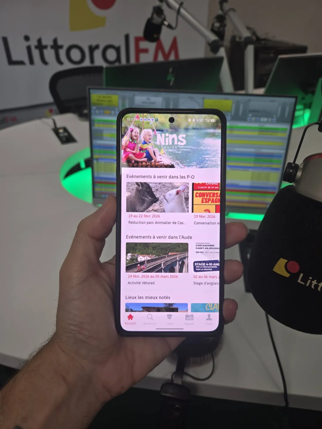 L'application Nins Guide 
