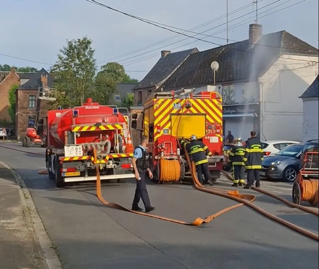Gommegnies, incendie
