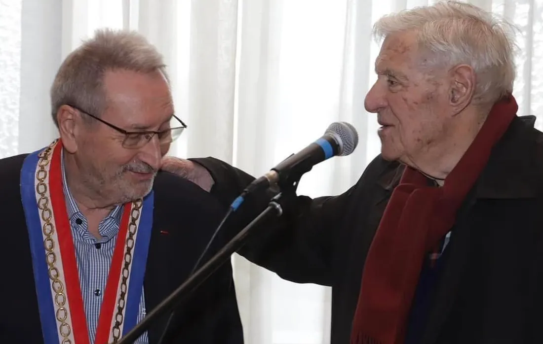 Bernard Baudoux et René Monier en février 2024