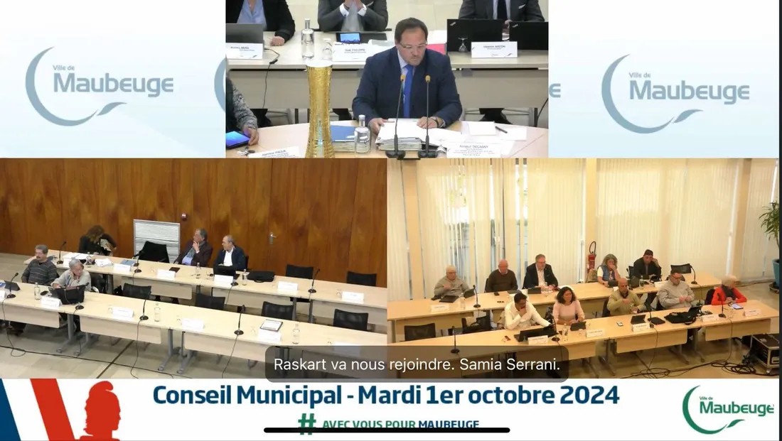 Conseil municipal maubeuge