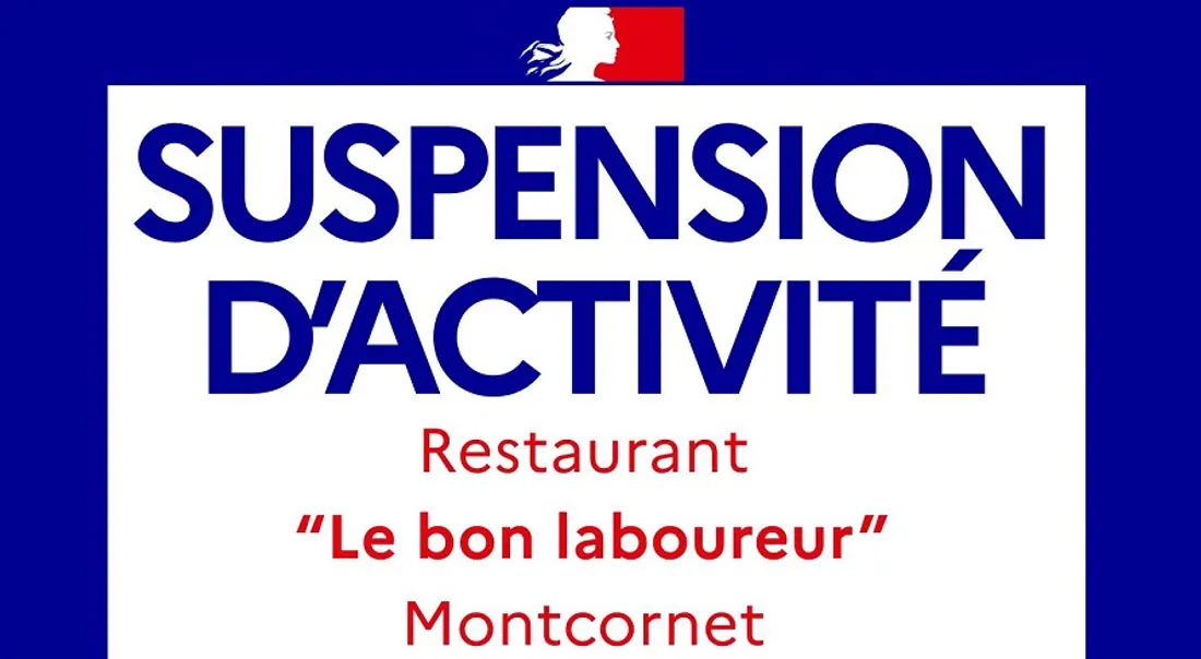 suspension d'activité