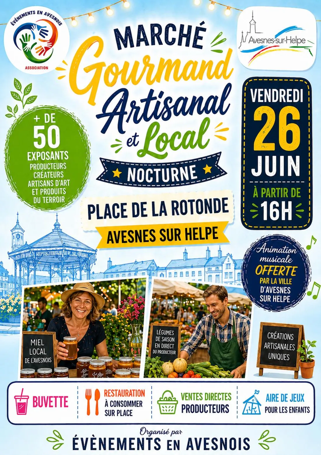 Marché gourmand artisanal et gourmand