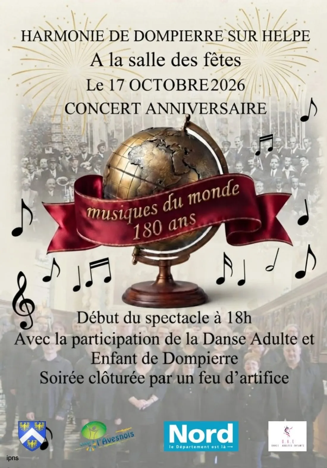 Concert anniversaire de l'Harmonie de Dompierre-sur-Helpe
