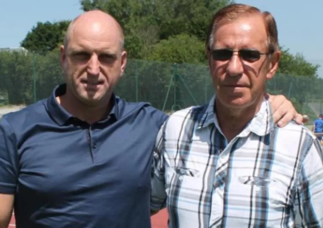 André Ulrici  à droite sur la photo