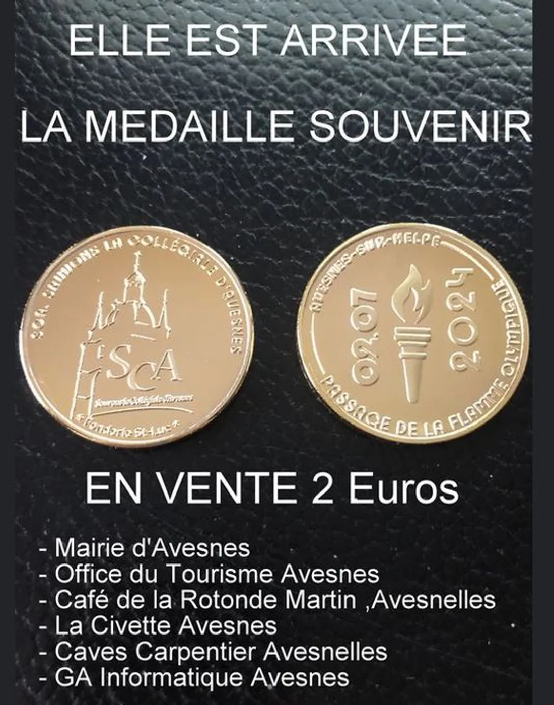Médaille SCA Flamme Olympique