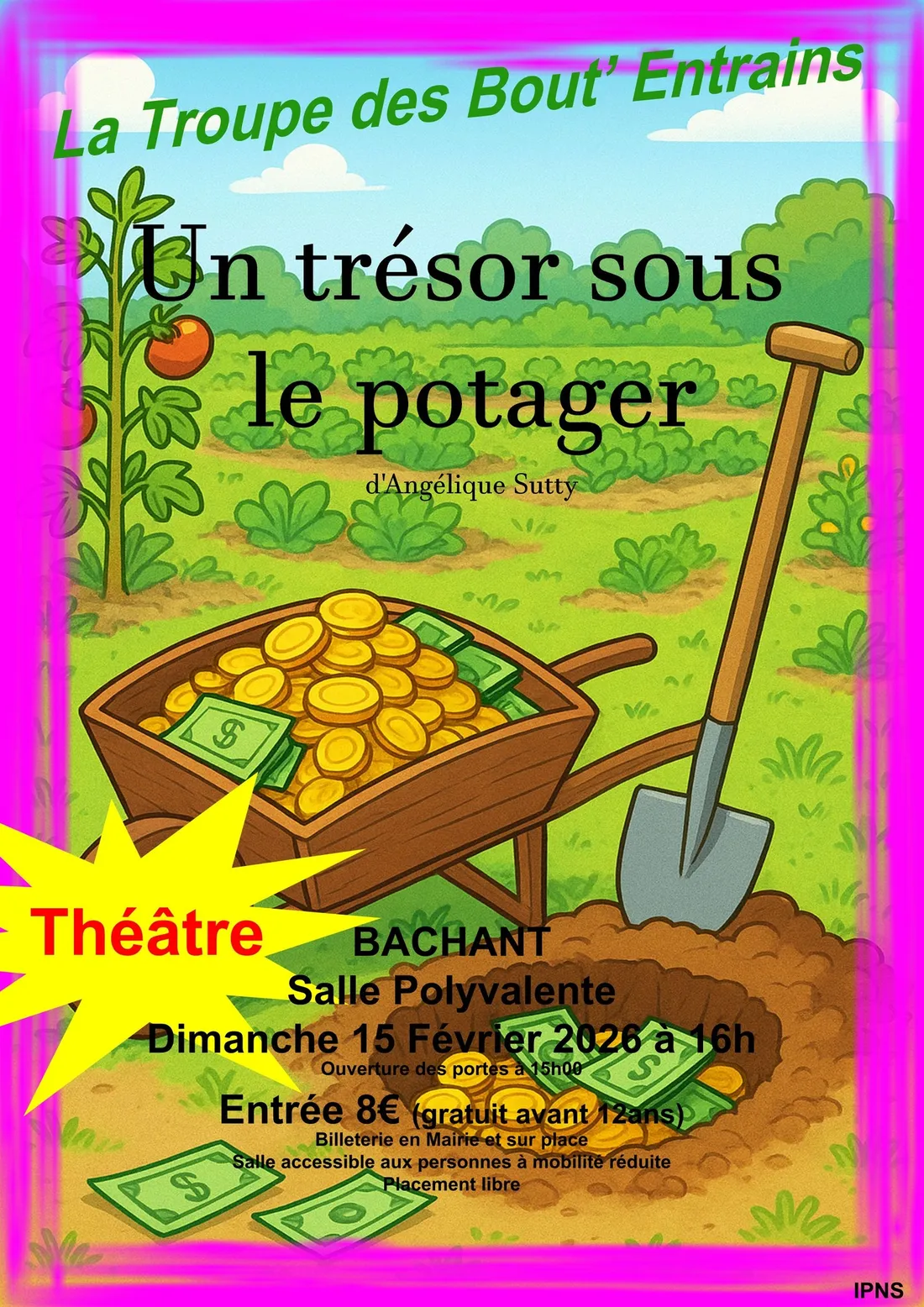 Un trésor sous le potager