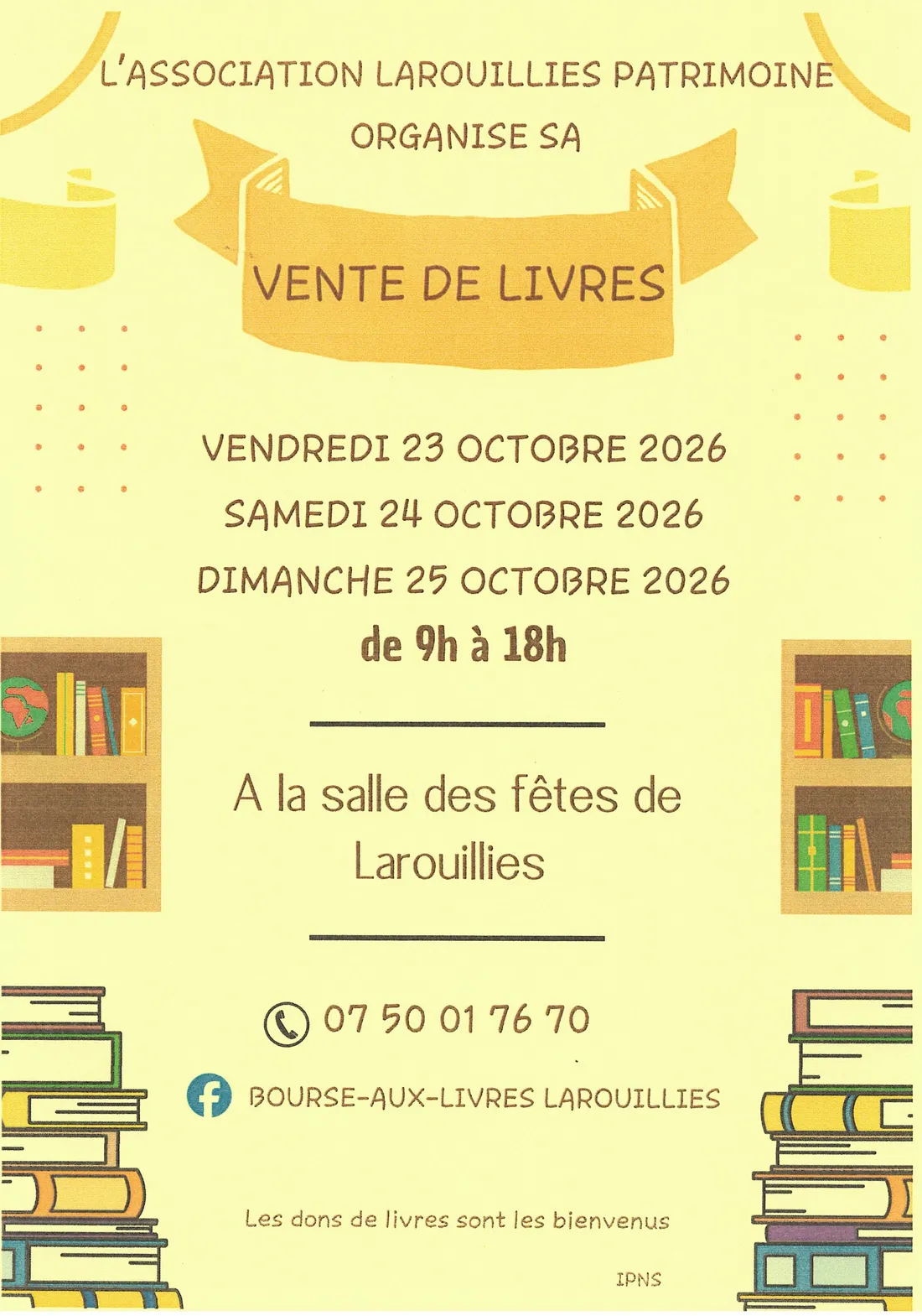 Vente de livres