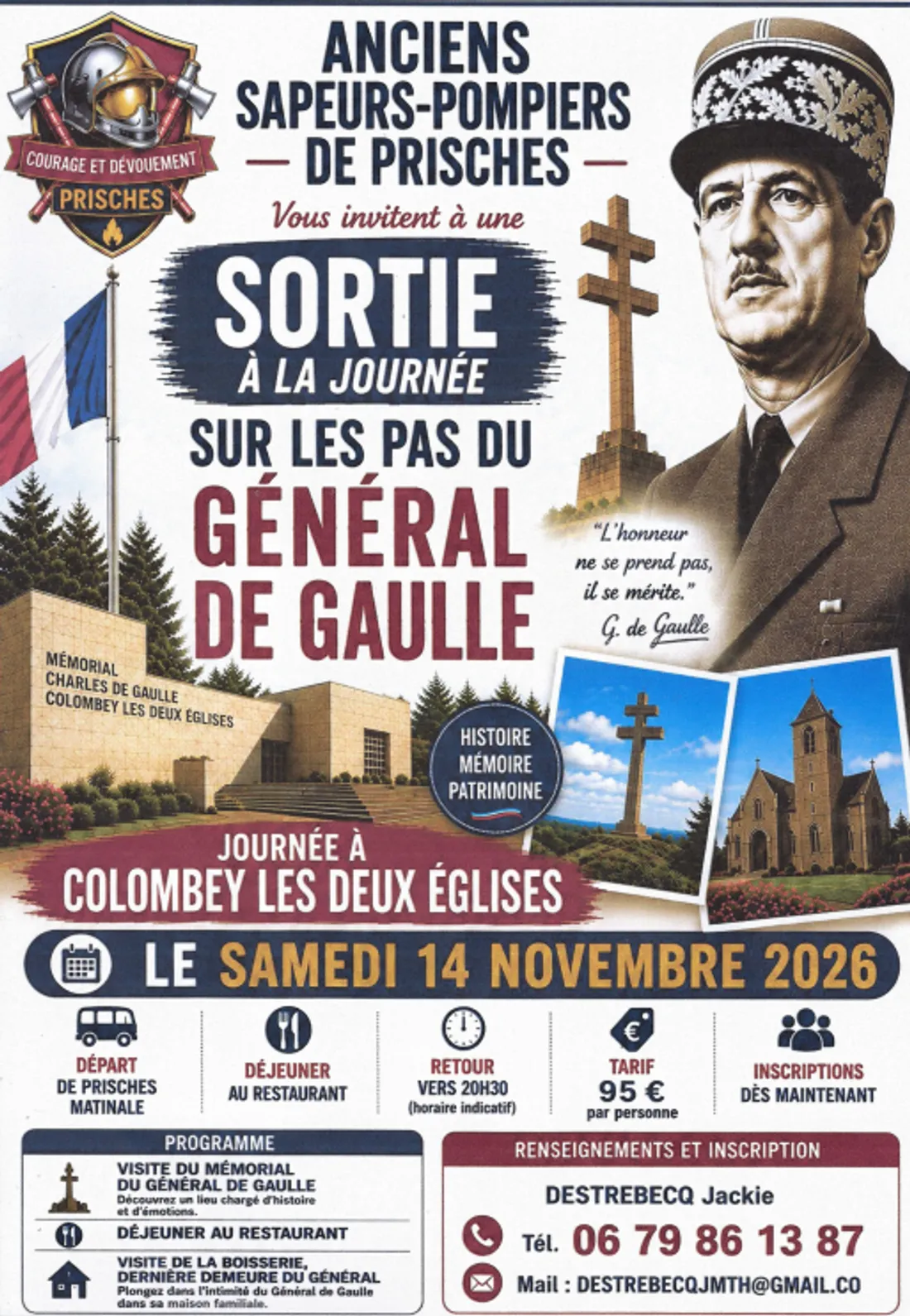 Sortie à Colombey les deux Eglises