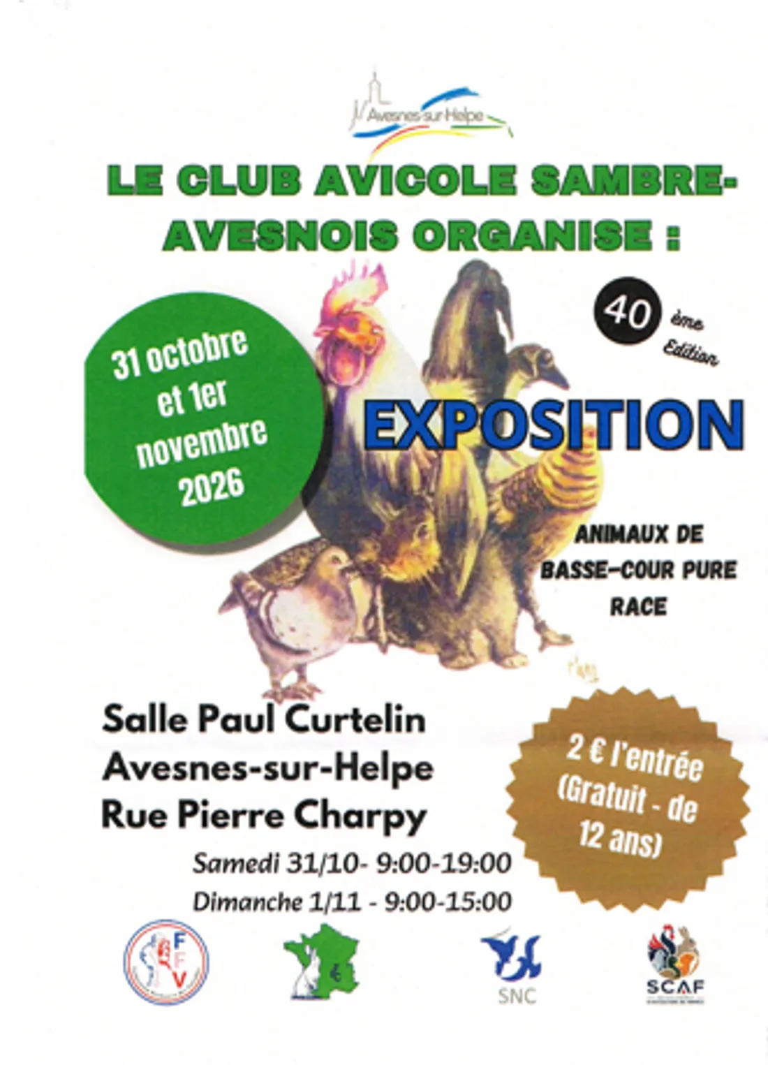 40ème exposition d'animaux de basse cour