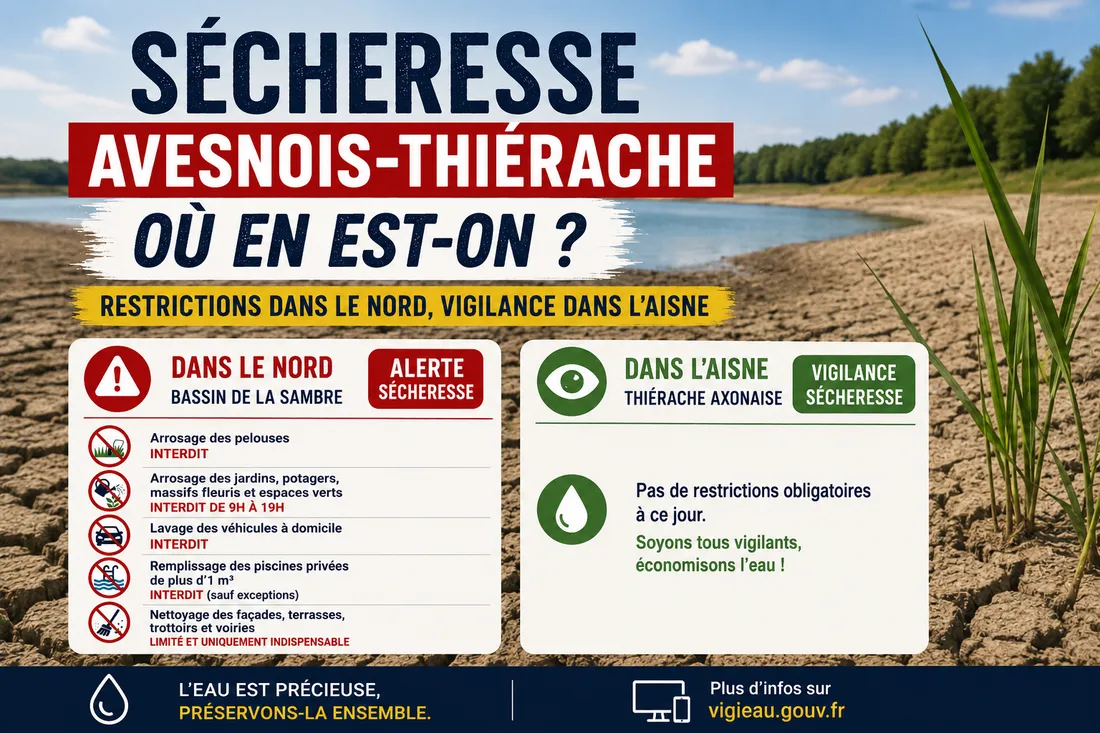 secheresse été 2026