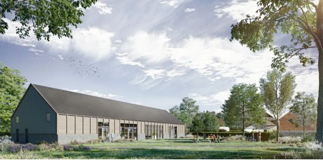 La future nouvelle salle polyvalente de Féron