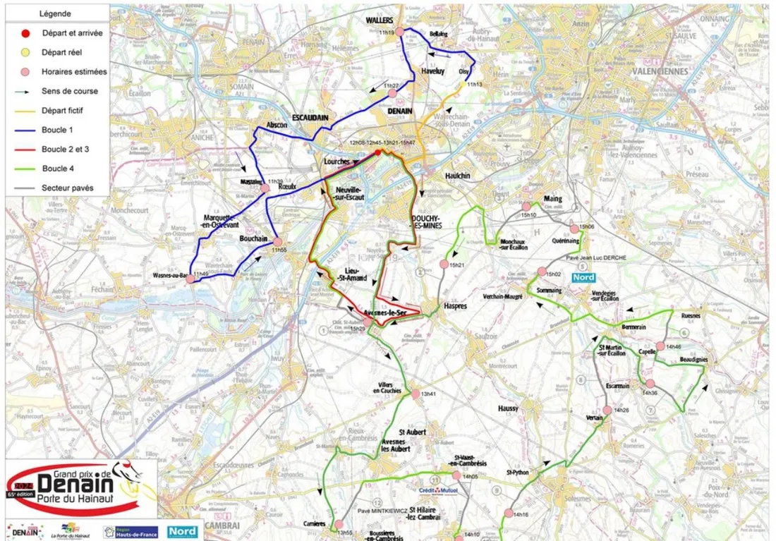 Parcours Grand Prix de Denain 2024