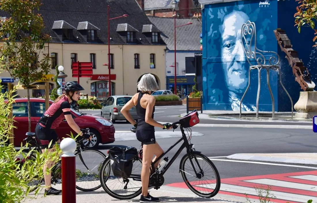 Le centre-ville d'Hirson