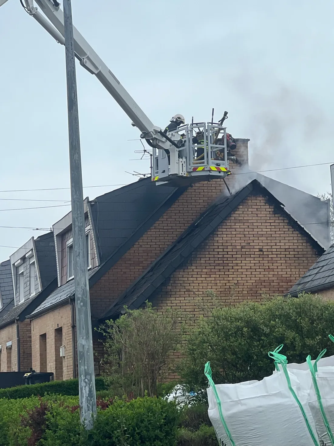 Ferrière la Grande incendie