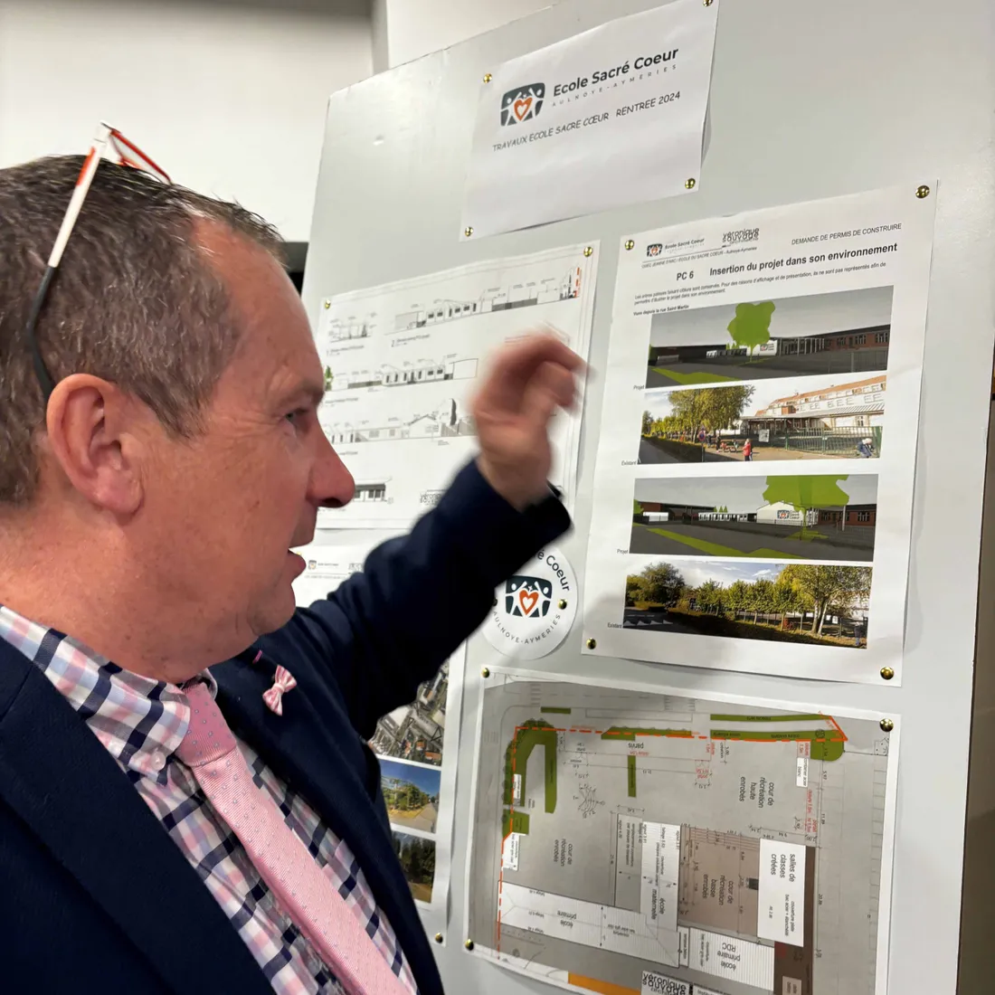 Chantier de l'école du Sacré Cœur 