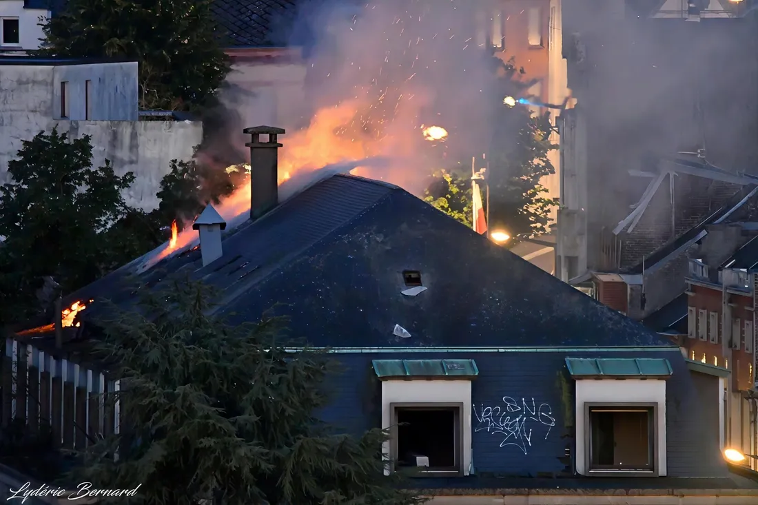 Incendie Hautmont