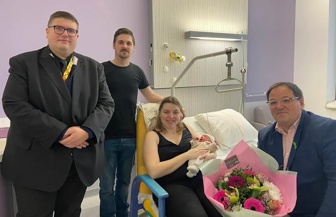 Léandre, 1er bébé de l'année 2025 à l'hôpital de Maubeuge
