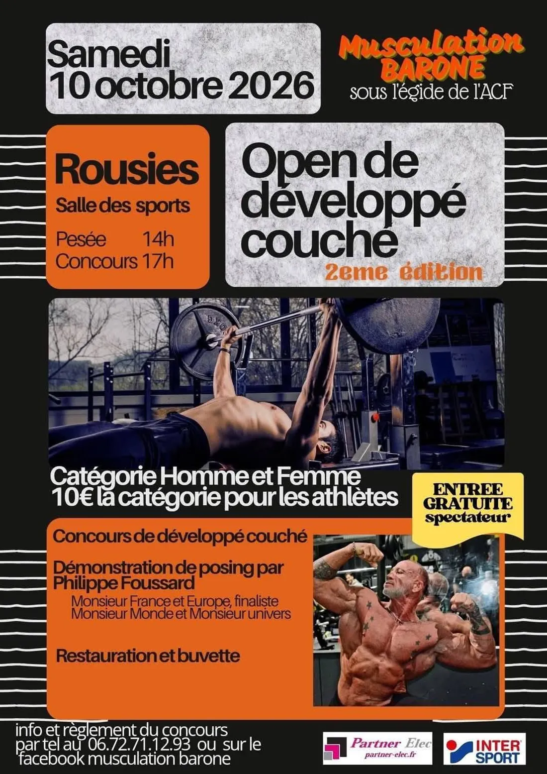 Open de développé couché