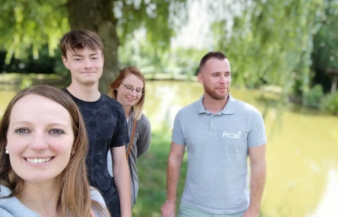 L'équipe du nouveau Proxi super de La Flamengrie