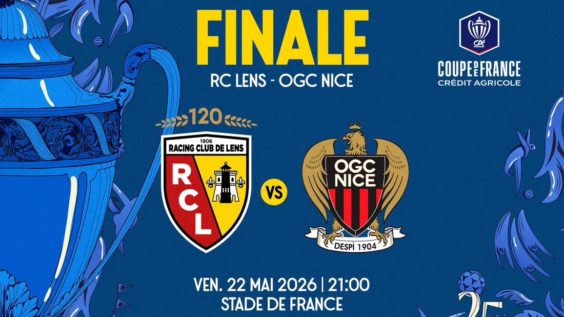 RC Lens, affiche de la finale de la Coupe de France