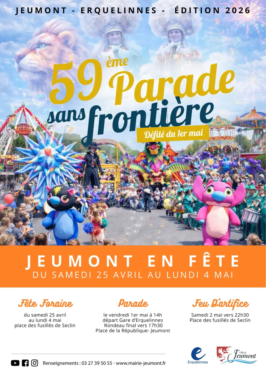 Parade sans frontière à Jeumont