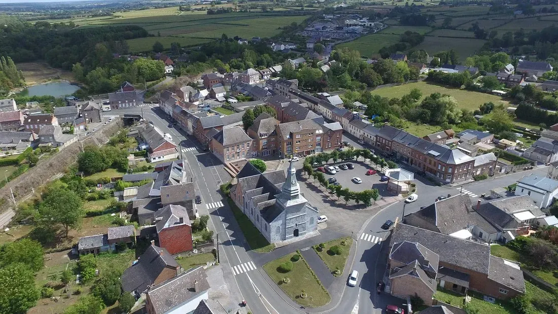 Le centre-bourg d'Avesnelles