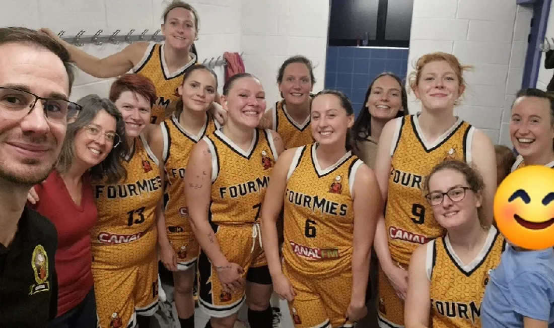 équipe séniors filles du CSC basket à Fourmies