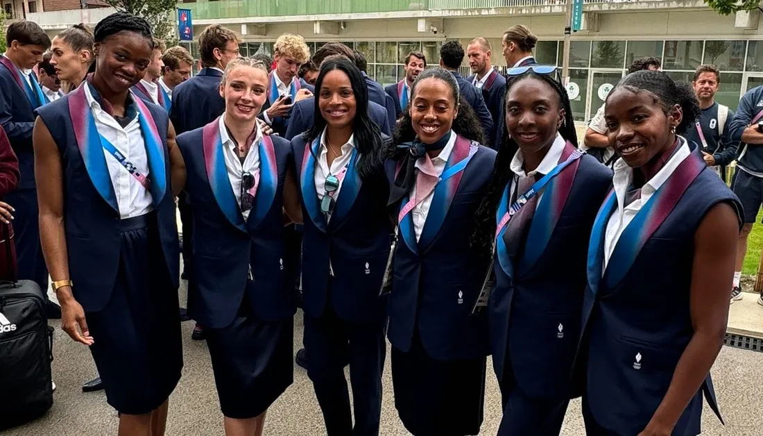 L'équipe de France du relais 4 x 100 m