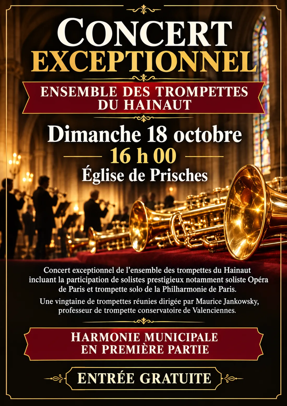 Concert Ensemble des trompettes du Hainaut