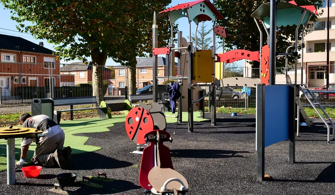 La nouvelle aire de jeux d'Hirson