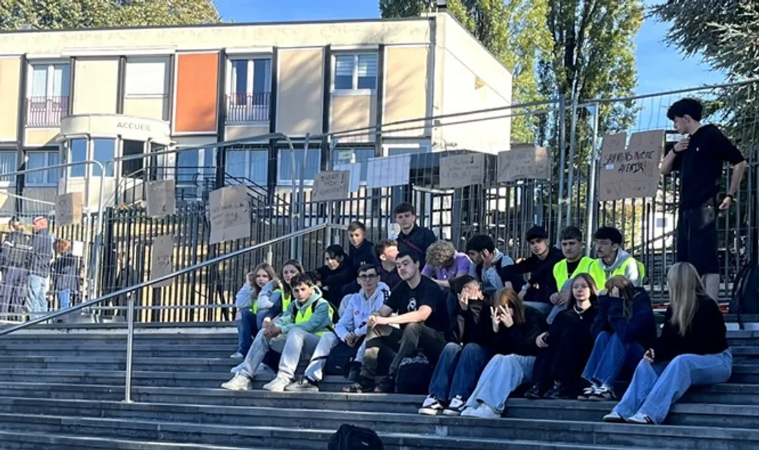 Lycéens en grêve