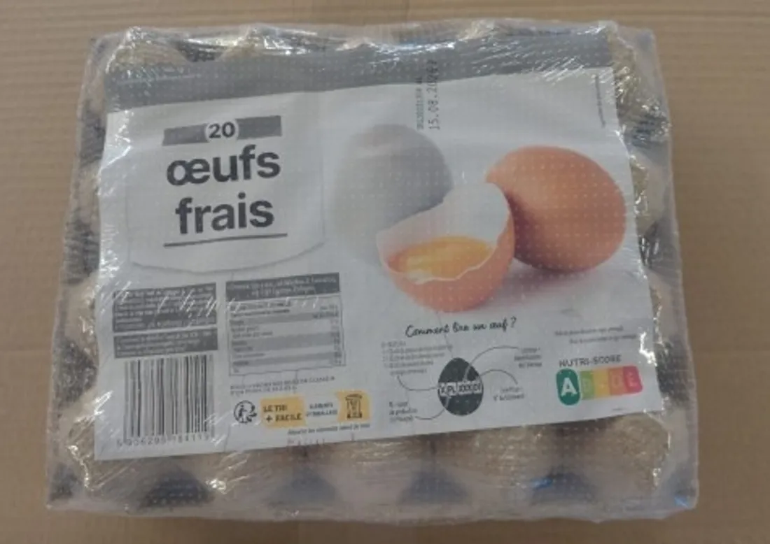 Rappel Conso, oeufs