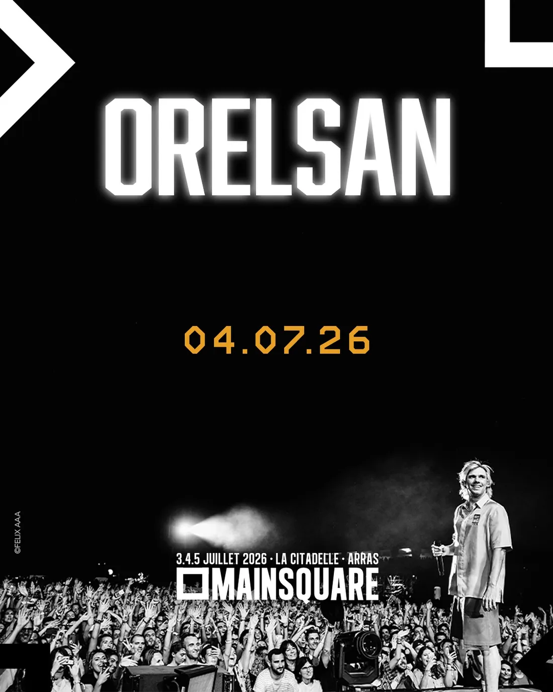 Orelsan rejoint le Main Square 2026