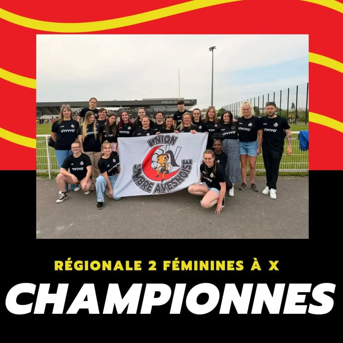 Union Sambre Avesnois de Rugby, championne de Régionale 2 