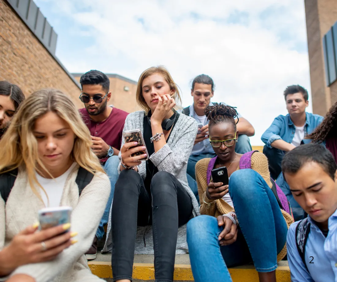 Smartphones, réseaux sociaux
