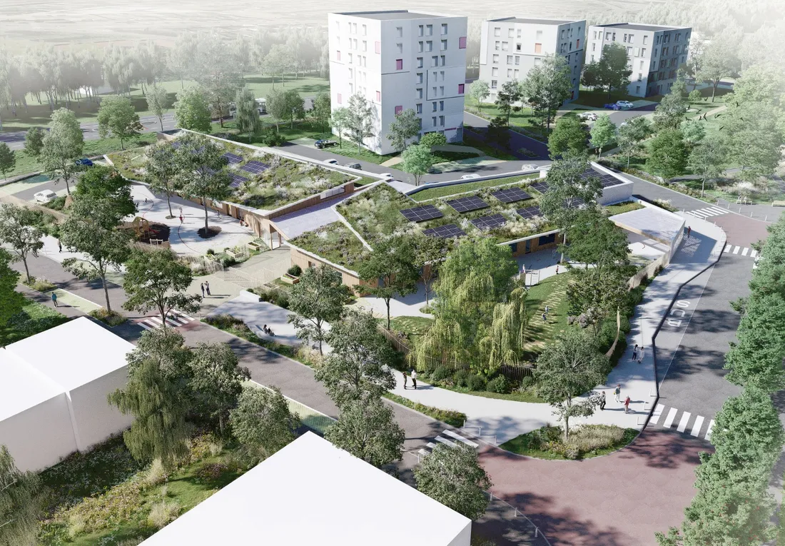 Première images du nouveau groupe scolaire de Louvroil