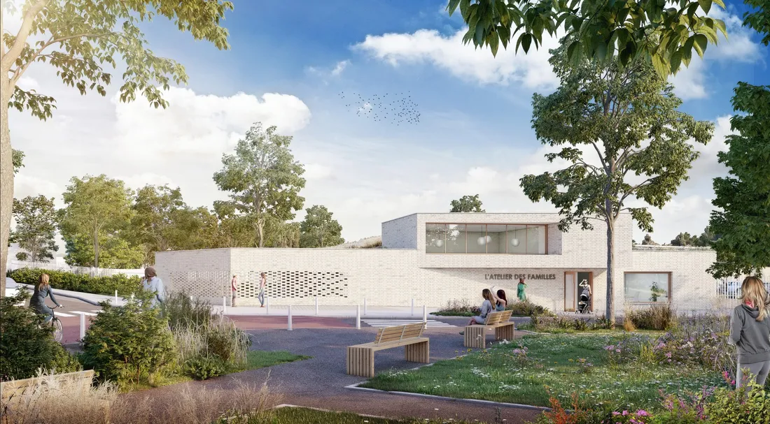 Première images du nouveau groupe scolaire de Louvroil