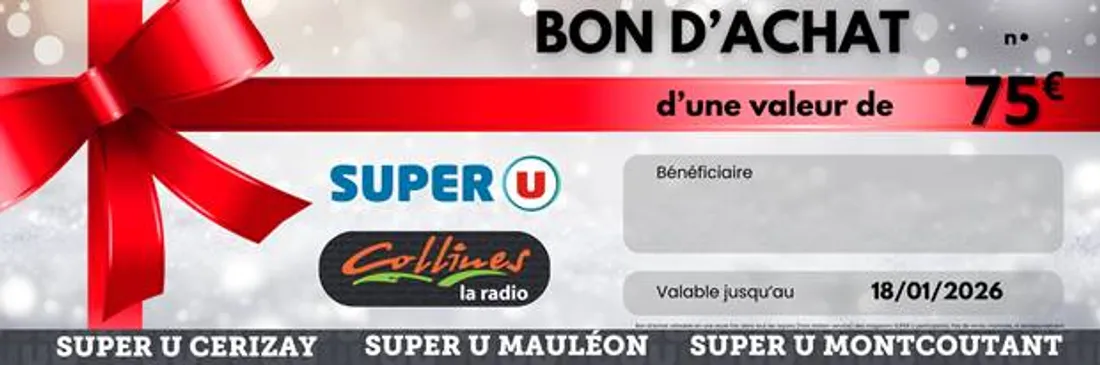 jeu bon achat noel super u 2025