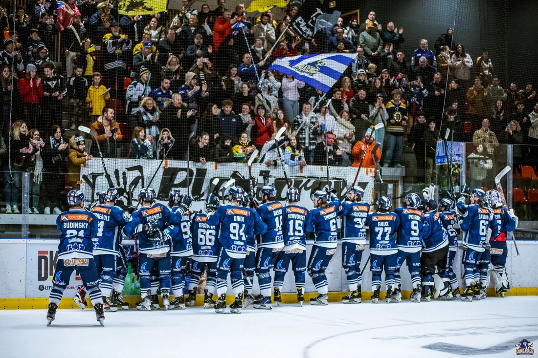 La joie des joueurs du HGD (archive)