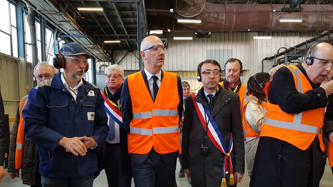 Roland Lescure s'est rendu plusieurs fois dans la région, chez Arcelor Mittal, Valdunes ou à Arc