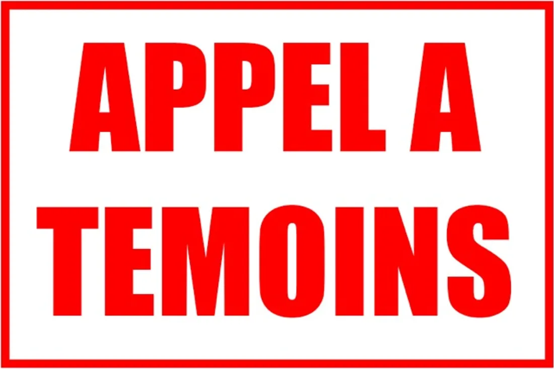 Appel à témoin après un accident survenu à Limoges