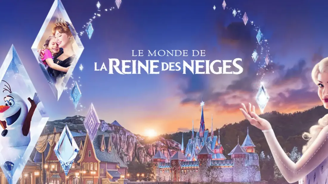 Soyez parmi les premiers à découvrir le monde de la reine des neiges à DISNEYLAND PARIS !